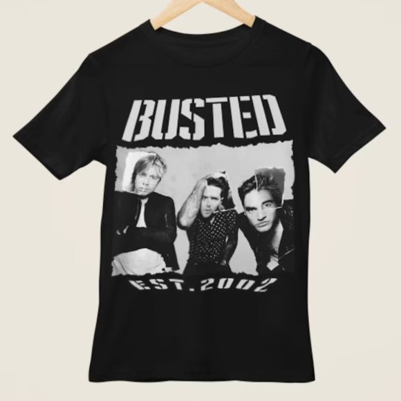 Busted Band 2023 Tour T-Shirt Design, Perfect for Concert Nights & Music Lovers - Picture 1 of 1
